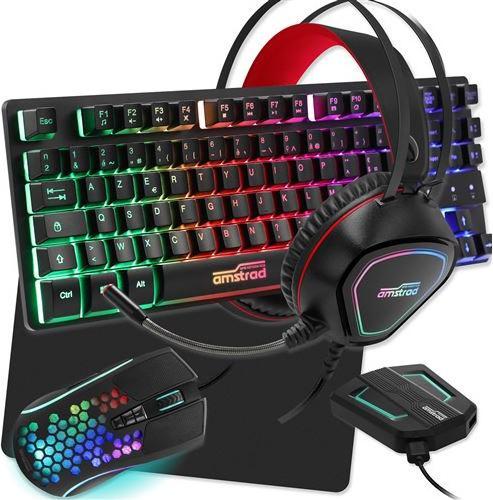 Produktbild Amstrad Pro Gamer Legends 6-teiliges Paket für PC/PS4/XBOX ONE/SWITCH-Kompatibilität. (DE, Kabelgebunden)