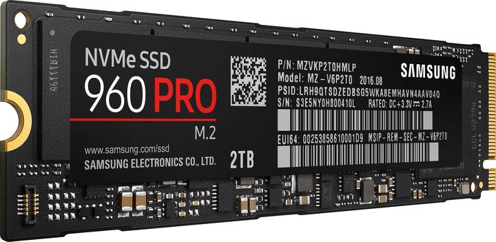 Produktbild Samsung 960 Pro (2000 GB, M.2)