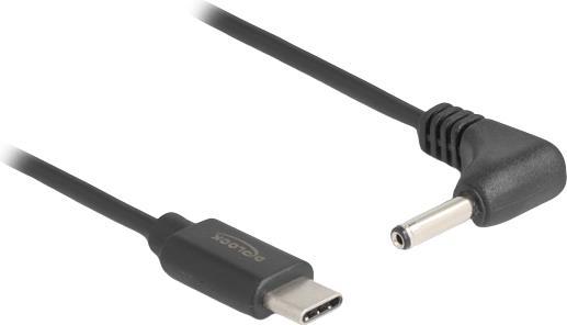 Produktbild Delock USB Type-C Stromkabel zu DC 3,5 x 1,35 mm Stecker gew (1.50 m)
