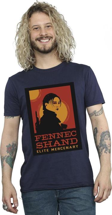 Image du produit Star Wars - T-shirt THE BOOK OF BOBA FETT ELITE MERCENARY FENNEC - Homme (L)