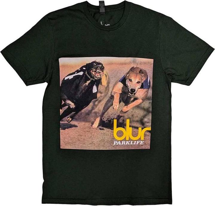 Blur Parklife TShirt Rückseitiger Aufdruck