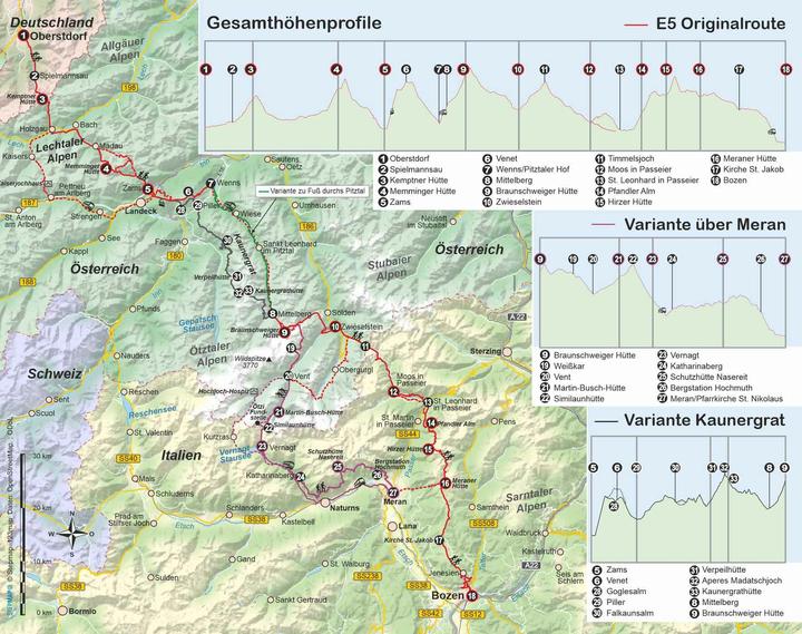 Actual product image E5 Oberstdorf - Meran/Bozen (German, Christian K. Rupp, 2024)