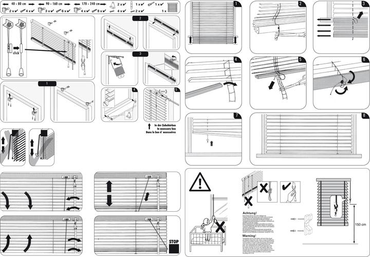 Actual product image Gardinia Aluminium blind 25 mm (200 x 175 cm)