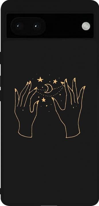 Image du produit PhoneLook Coque Silicone rigide noir Grey magic hands (Google Pixel 6a)