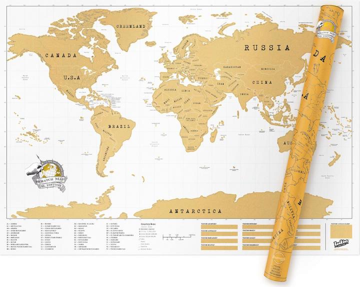 Luckies Scratch Map (60 x 82 cm)