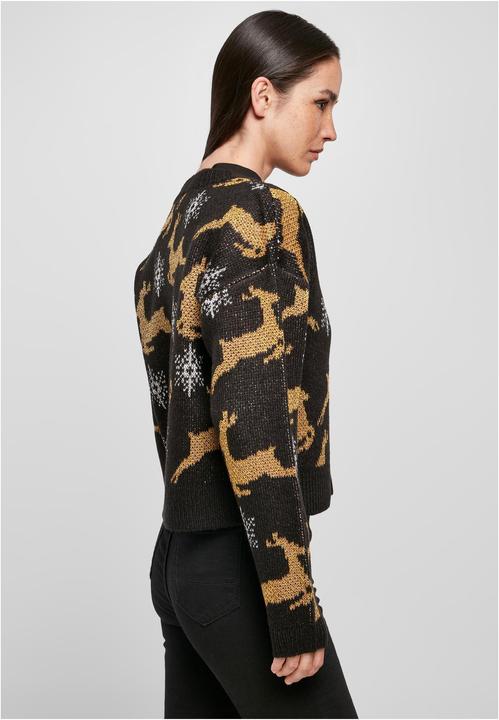 Actual product image Urban Classics Ladies Short Oversized Christmas Cardigan (4XL)