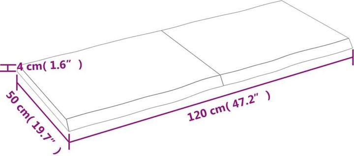 Image du produit VidaXL Nili (120 x 50 x 4 cm)