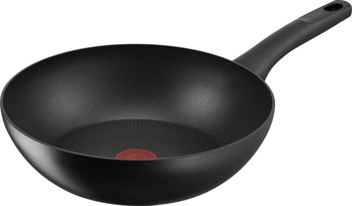 Produktbild Tefal Hard Titanium ON Wokpfanne 28cm (29 cm, Wok Pfanne, Aluminium)