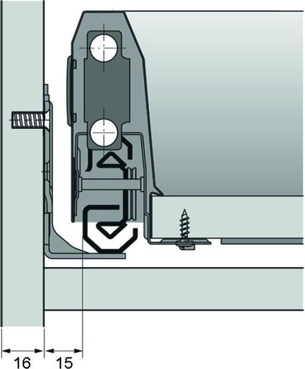 Produktbild Hettich Vollauszüge Actro Silent System