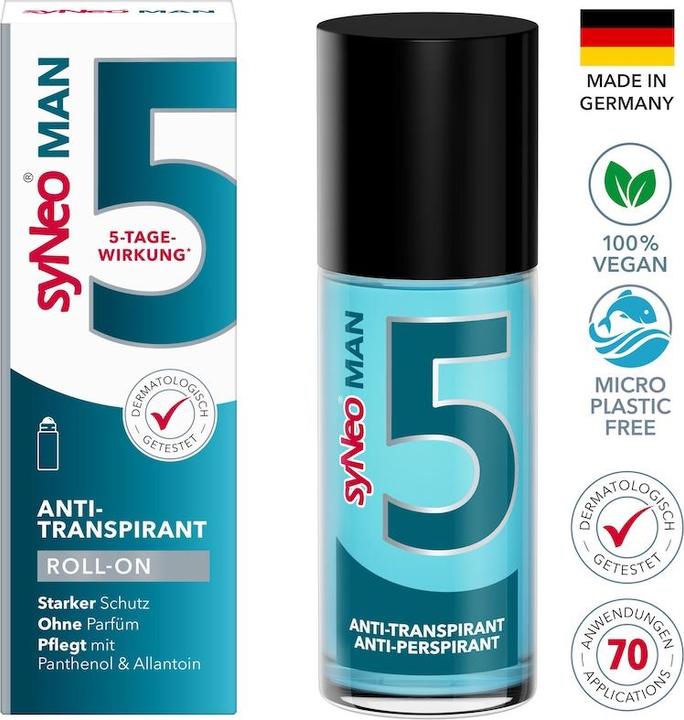 syNeo 5 MAN Antitranspirant Roll-On (Roll-on, 50 ml)