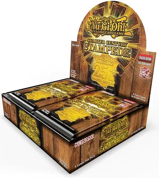 Immagine prodotto Yu-Gi-Oh Scatola di richiamo Quarter Century Stampede IT (Inglese, Display del booster)