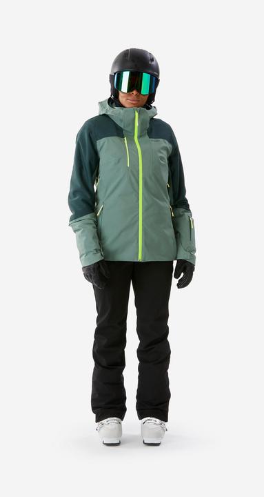 Image du produit Wedze Veste de ski imperméable et résistante femme, 500 SPORT verte (XS)
