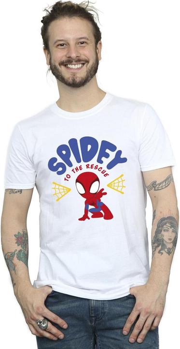 Actual product image Mens Spidey And His Amazing Friends Rescue T-Shirt (S)
