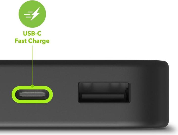 Produktbild Zagg MOPHIE POWERSTATION 10K WITH PD BLACK (20W USB C 2XUSB A 12W) (10000 mAh, 20 W)