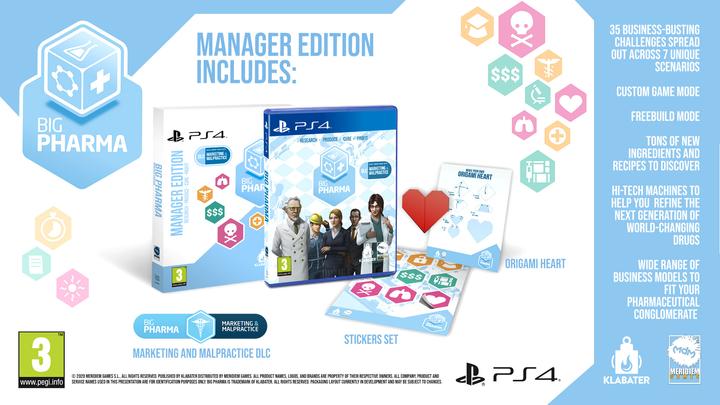 Immagine prodotto Positech Big Pharma (PS4, Multilingue)