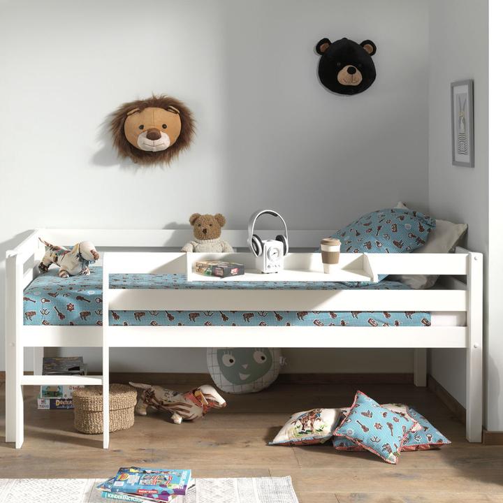 Produktbild Vipack Bett Pino mit Leiter inkl. Hängeablage (90 x 200 cm)