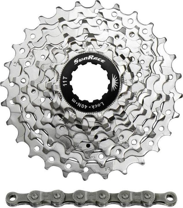 SunRace R91 11-28 Route Shimano Nickel (9-fach, 11-28)