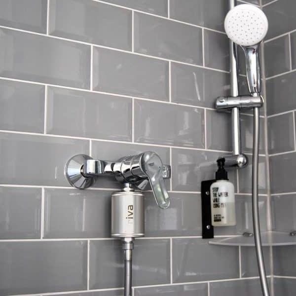 Image du produit Riva Filtre de douche rivaALVA SKIN&HAIR - boîtier métallique avec cartouche filtrante