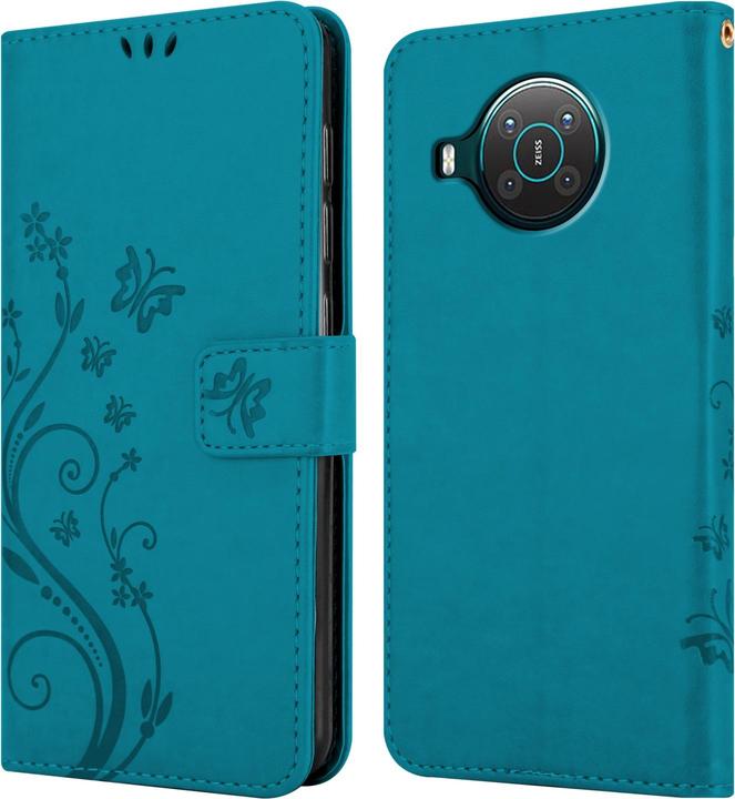 Actual product image Cadorabo Flower Book cover (Nokia X20, Nokia X10)