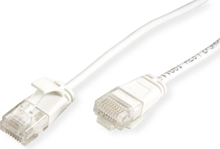 Actual product image Roline UTP DataCenter Patch Cable Cat.6A, LSOH, slim, white, 3.0 m (U/UTP, CAT6a, 3 m)