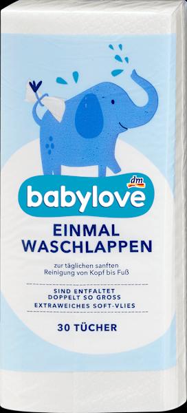Produktbild dm babylove Einmal Waschlappen