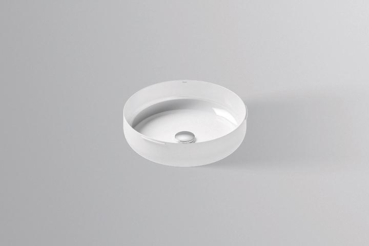Actual product image Alape undermount basin UB.SO450.1, round Ø 44,4cm, 3505504000, white (570 mm, 444 mm)