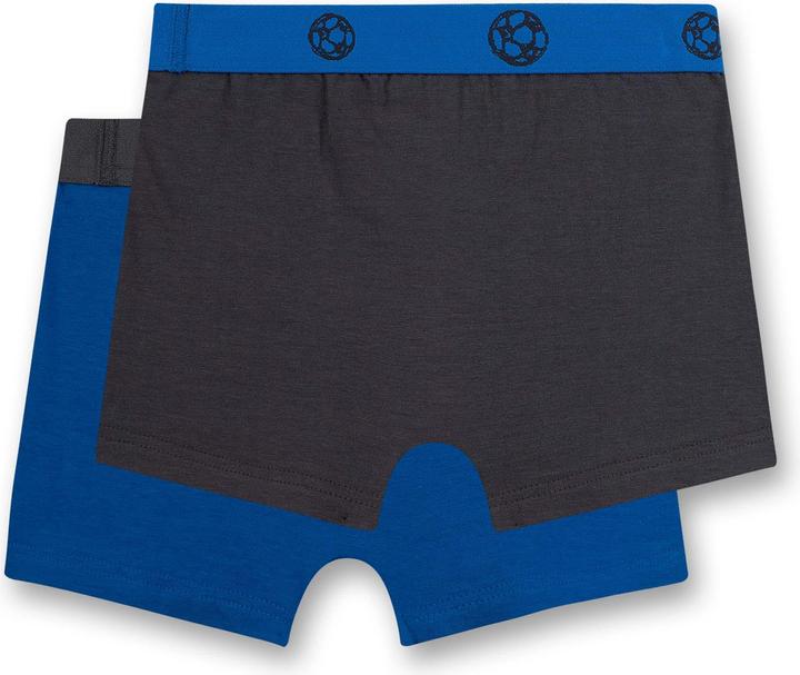 Image du produit Sanetta Culotte garçon (pack de deux) Bleu et Foncé Football (104, lot de 2)