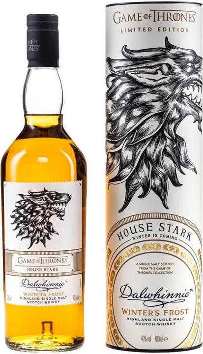 Dalwhinnie Winter's Frost GAME OF THRONES House Stark Single Malt Scotch Whisky con custodia (Single Malt)