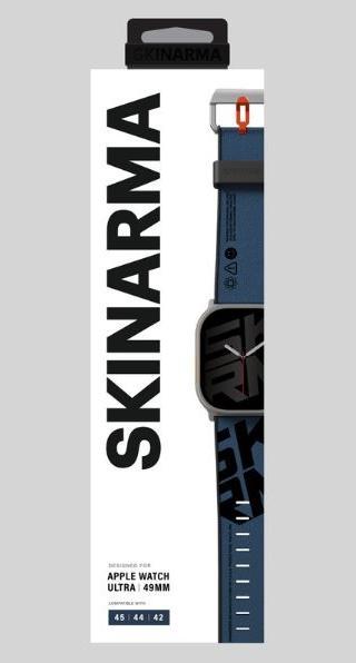 Actual product image Skinarma Band Spunk Apple Watch Ultra blue