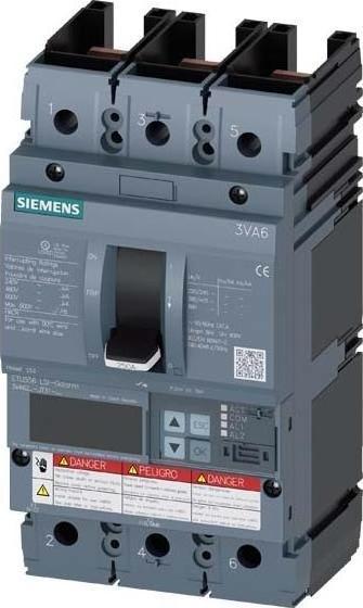 Image du produit Siemens Disjoncteur 100A 3p opt.motorantr 3VA6210-6JT31-2AA0
