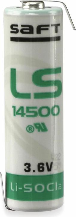 Image du produit Saft Pile au lithium LS 14500-CNR AA, avec cosse à souder, 3,6 V-, 2600 mAh (1 pcs, AA, 2600 mAh)