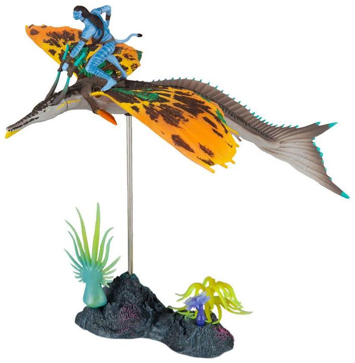 Produktbild McFarlane Avatar: The Way of Water Deluxe Large Actionfiguren Jake Sully & Skimwing