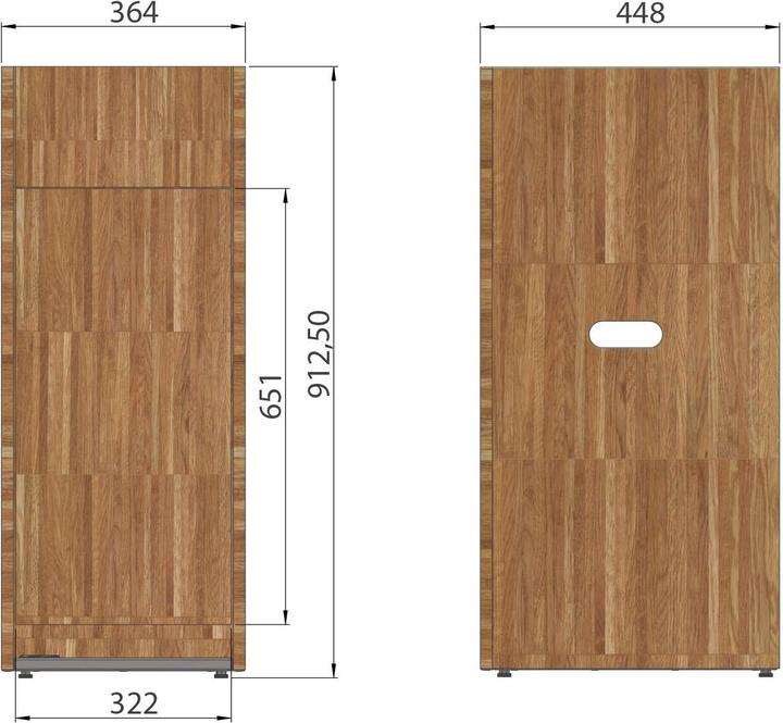 Immagine prodotto Ich-zapfe Unterschrank für Zapfanlage, Bierzapfanlage, Bierkühler - Pygmy Pro Kitchen