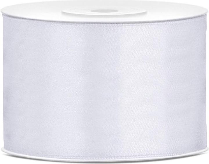 Produktbild Partydeco Satinband 50mm Weiss (25m)