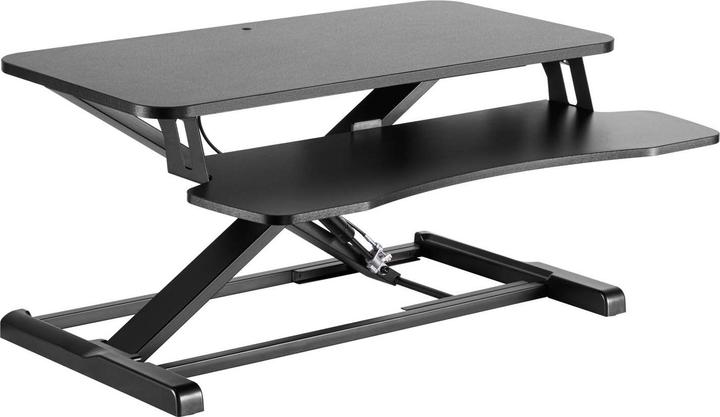 Image du produit Toboli Support PC Assis Debout 80x40cm Réglable Hauteur ergonomique Ordinateur portable Écran Bureau Poste