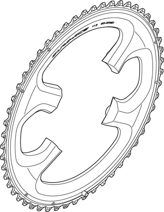 Actual product image Shimano Extérieur DURA-ACE 9000 Double (53)