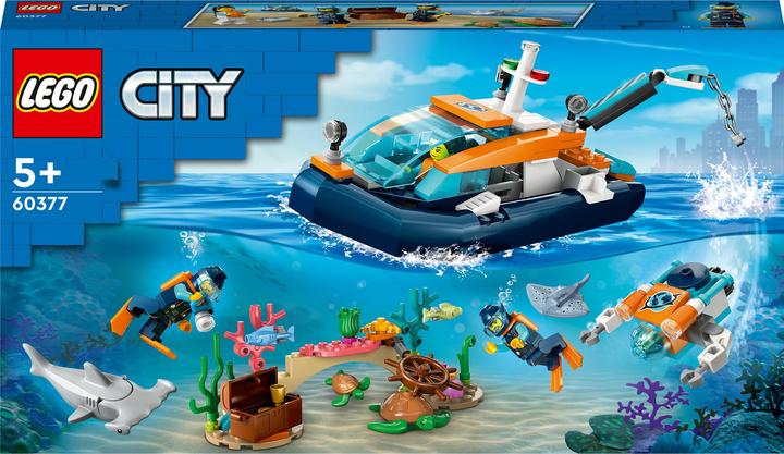 Immagine prodotto LEGO Barca da ricerca marina (60377, LEGO City)