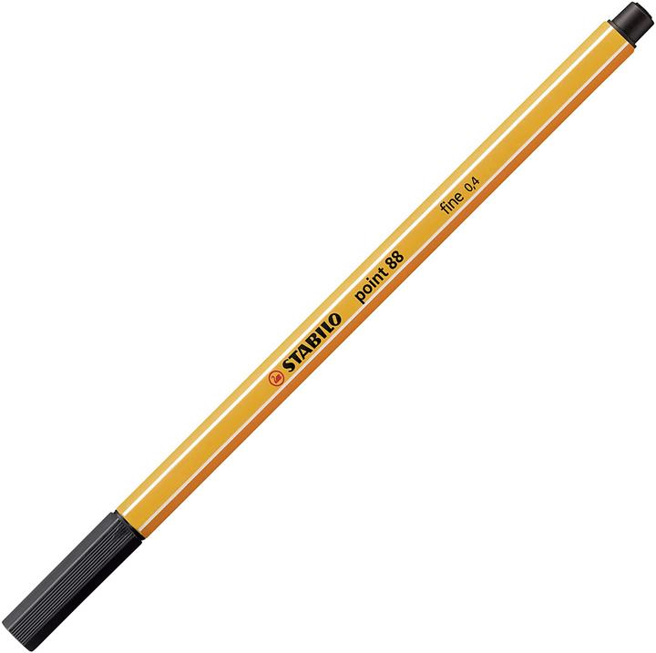 Actual product image STABILO Fineliner Point 88 (Black/blue/red, 3 x)