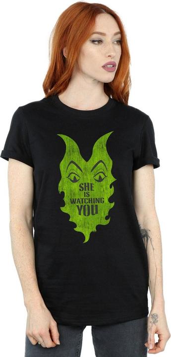 Image du produit Disney - T-shirt THE DESCENDANTS MALEFICENT SHE IS WATCHING - Femme (XXL)