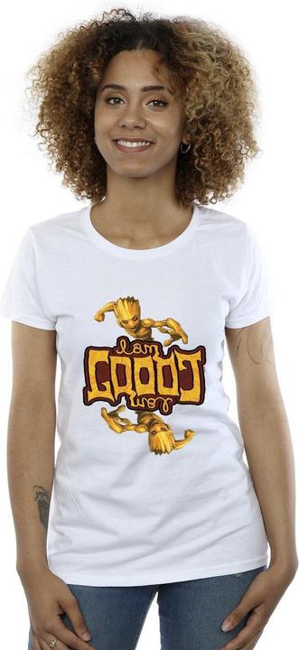 Image du produit - T-shirt GUARDIANS OF THE GALAXY GROOT INVERTED GRAIN - Femme (XXL)