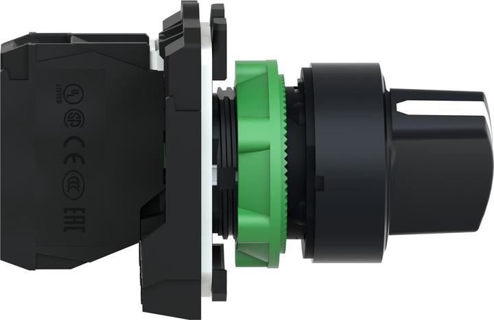 Actual product image Schneider Electric Selector switch 2P Black Spring Ret 1NO