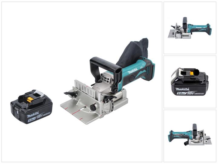 Produktbild Makita DPJ 180 T1 Akku NutfrÃ¤se 18 V 100 mm + 1x Akku 5,0 Ah - ohne LadegerÃ¤t