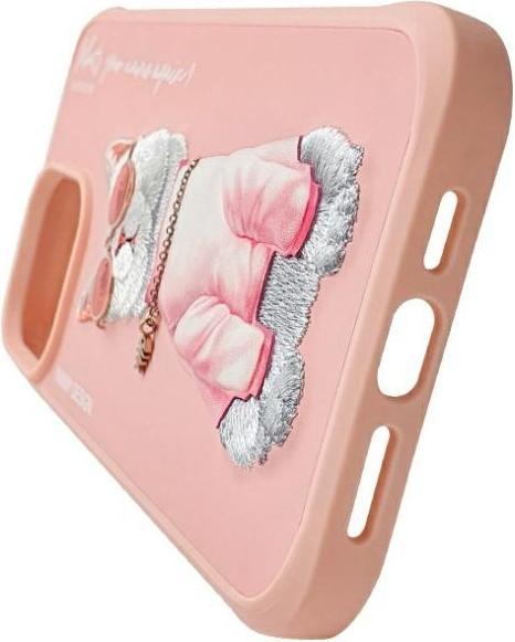 Actual product image Nimmy case iPhone 15 Pro Max 6.7" pink Glasses Cool Cat (Apple iPhone 15 Pro Max)