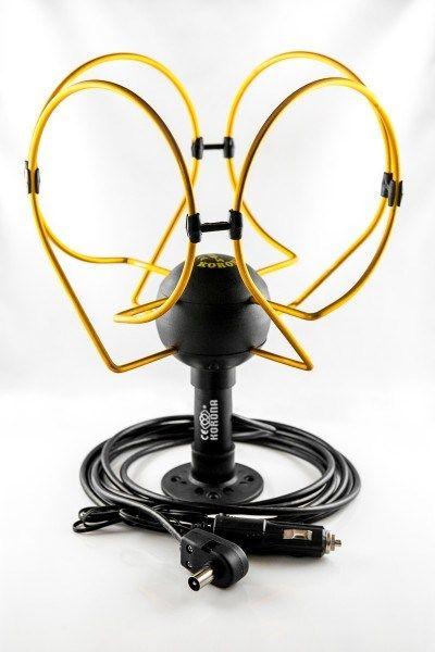 Actual product image INNE Antena RTV Antena Korona TS Extra 12/24V Wiedyska (Parabolic antenna, 36 dB)