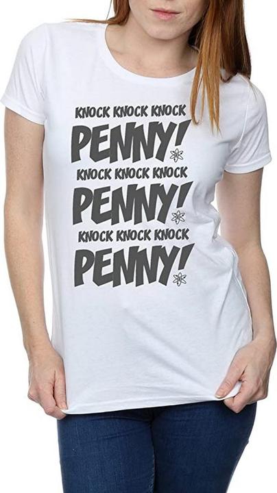 Produktbild Dam Knock Knock Penny Baumwolle Boyfriend TShirt (S)