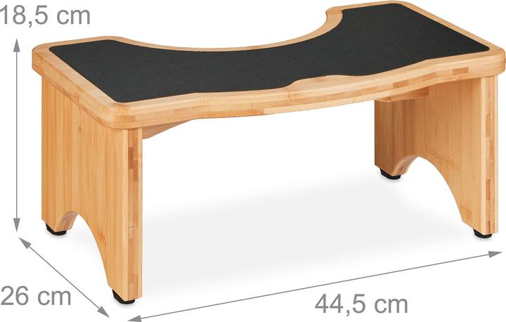 Actual product image Relaxdays Toilet stool