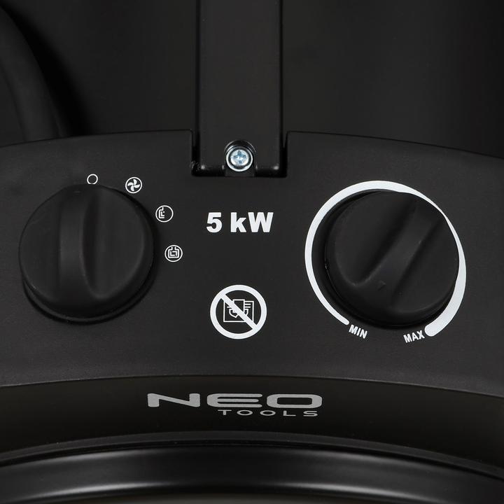 Actual product image Neo Tools electric heater (5kW industrial electric heater, setting control, IPX4) (5000 W)