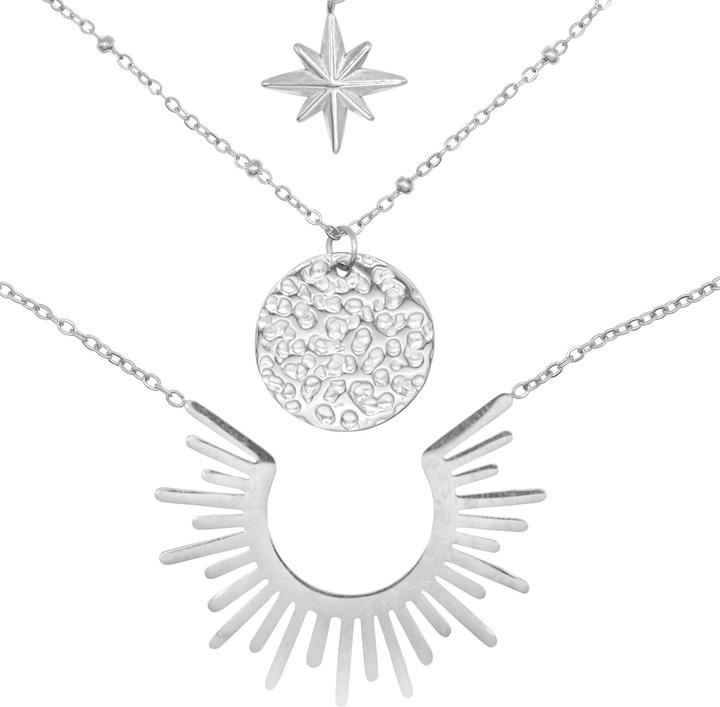 Actual product image Heideman Drusa silver coloured (100% stainless steel)