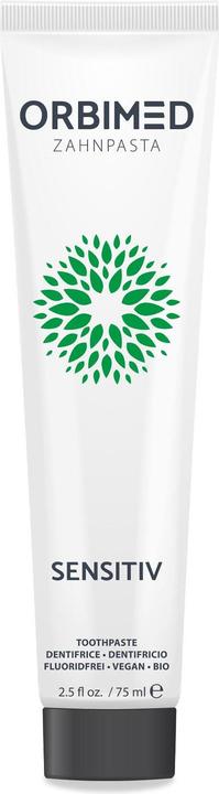 Actual product image Orbimed Toothpaste Sensitive fluoride-free (75 ml)