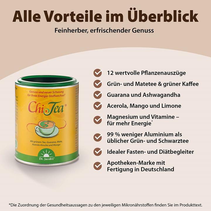 Produktbild Dr. Jacob's Chi Tea (180 g)